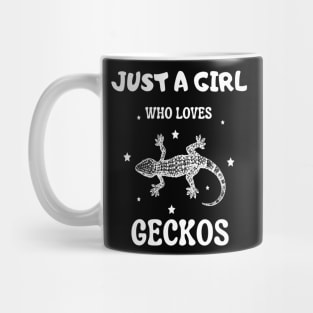 Just a girl who loves geckos, Cute Gecko lover Mug